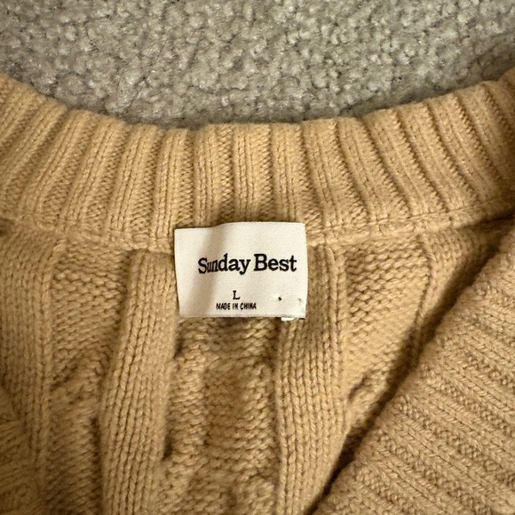 Aritzia Sunday Best Winston Sweater in Brown - Picture 5 of 6